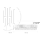 Golden Mamba Oval Chandelier