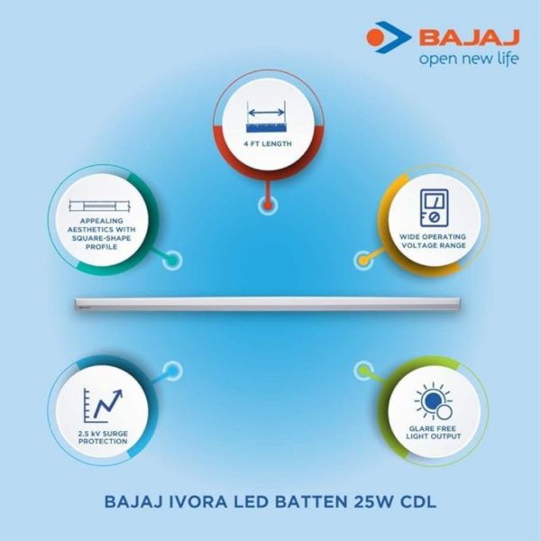 Bajaj 25W Tube Lights (Led Batten)