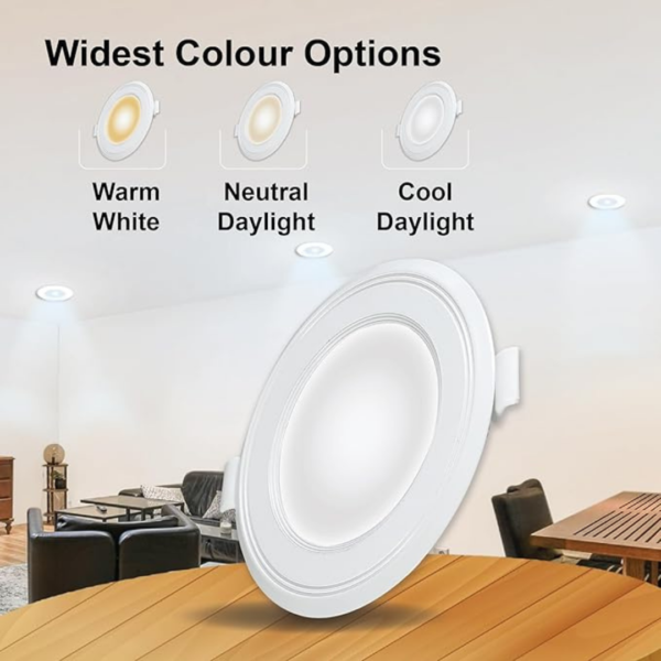 Clair 6W LED Luna Jb Conceal Down Lights, Cool White