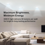 Clair 6W LED Luna Jb Conceal Down Lights, Cool White