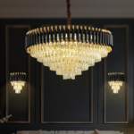 Black Mamba Round Chandelier