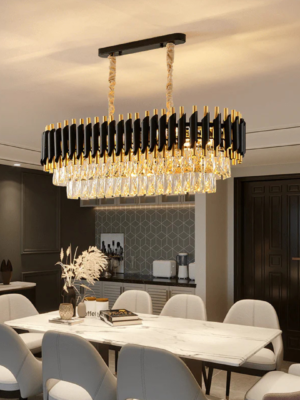 Black Mamba Oval Chandelier