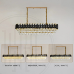 Black Mamba Oval Chandelier