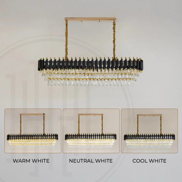 Black Mamba Oval Chandelier