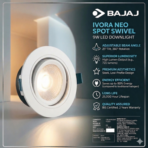 9w Ivora NEO Spot Swivel