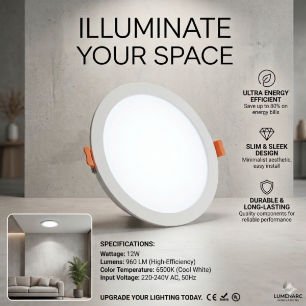 Zyphor 12w Led Panel